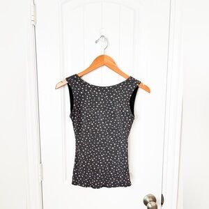 Daniela Corte Criss Cross Back Tank Top Size Small